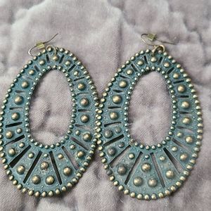 Vintage Dark Real Earrings
